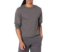 Hanes Herren Beefy Long Sleeve Shirt, 1 Or 2 Pack Hemd, Rauchgrau, 1 Stück, Mittel