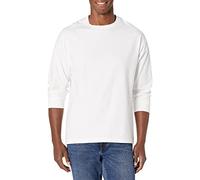 Hanes Herren Beefy Long Sleeve Shirt, 1 Or 2 Pack Hemd, Weiß, L