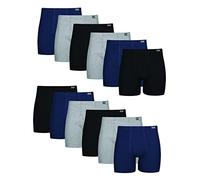 Hanes Herren Boxershorts Retroshorts, feuchtigkeitsableitend, ohne Etikett, 12er-Pack XL