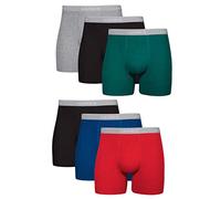 Hanes Herren Boxershorts Cool Dri Feuchtigkeitsableitend Baumwolle Retroshorts 6er Pack XL