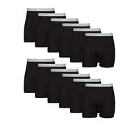 Hanes Herren Tagless Cool Dri Boxershorts mit Komfortflex-Bund, mehrere Packungen erhältlich Retroshorts, 12 Stück-Schwarz, Medium (12er Pack)