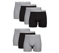 Hanes Herren Boxershorts Cool Dri Tagless mit Comfort Flex Bund – 7er-Pack Schwarz/Grau XXL EU