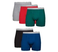 Hanes Herren Cool Dri Tagless Boxershorts met comfort-flex-tailleband, Multipackcool Dri 88 100 2000 2000000 2 Retroshorts, 5 Stück - Farbig Sortiert, M EU