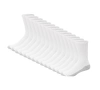 Hanes Herren Crew 14 Paar Double Tough Knöchelsocken Feuchtigkeitstransport Schuhgrößen 47-42