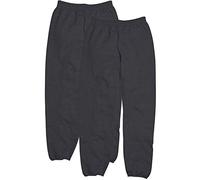 Hanes Herren EcoSmart Fleece-Jogginghose, 81,3 cm, 1 Oder 2 Stück Hose, Charcoal Heather-2er-Pack, Groß (2er Pack)
