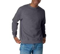 Hanes Herren EcoSmart Fleece, Pullover Crewneck, 1 Or 2 Pack Sweatshirt, Anthrazit, Small