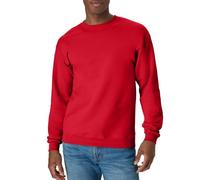 Hanes Herren EcoSmart Fleece, Pullover Crewneck Or 2 Pack Sweatshirt, Dunkelrot, 1 Stück, Large