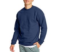 Hanes Herren Pullover EcoSmart Fleece Crewneck Marineblau Large – 1er/2er Pack