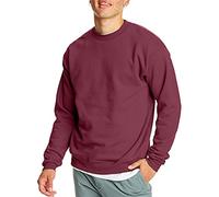 Hanes Herren Sweatshirt EcoSmart Fleece Crewneck Kastanienbraun XX-Large