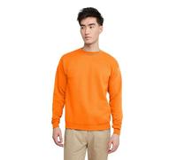 Hanes Herren EcoSmart Fleece, Pullover Crewneck, 1 Or 2 Pack Sweatshirt, Sicherheits-Orange, 1er-Pack, Large