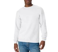 Hanes Herren Pullover EcoSmart Fleece Crewneck Weiß XX-Large