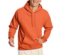 Hanes Herren EcoSmart Hoodie Midweight Fleece Pullover Hooded Sweatshirt for Men Kapuzenpullover, Orange/Abendrot im Zickzackmuster (Sunset Chevron), X-Large