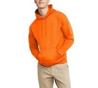 Hanes Herren EcoSmart Hoodie, Midweight Fleece, Pullover Hooded Sweatshirt for Men Kapuzenpullover, Safety Orange, 4X-Large