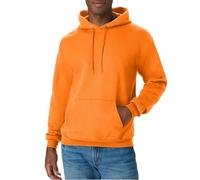 Hanes Herren EcoSmart Hoodie, Midweight Fleece, Pullover Hooded Sweatshirt for Men Kapuzenpullover, Safety Orange, Large