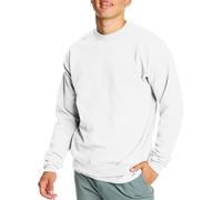 Hanes Herren EcoSmart Fleece, Pullover Crewneck, 1 Or 2 Pack Sweatshirt, Weiß, X-Large