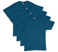 Hanes Herren Essential-t Cotton T-Shirt, Athletic Crimson_Discontinued Hemd, Saphir, 4 Stück, XL (4er Pack)