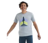 Hanes Herren Explorer Graphic T-Shirt Leichte Baumwolle Kurzarm Tee Redwood Tree, Leichter Stahl, L