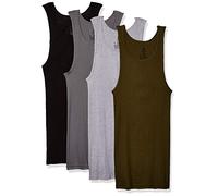 Hanes Herren Tanktops FreshIQ ComfortSoft Dyed – 4er Pack, ohne Etikett, sortiert, Größe Klein