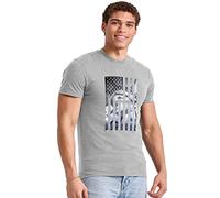 Hanes Herren Graphic Vintage Cali Collection T-Shirt, Flagge Liberty, Klein