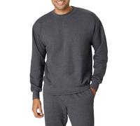 Hanes Herren Hoodie, EcoSmart Fleece Hoodie, Kapuzen-Sweatshirt für Männer, Dunkelgrau meliert, 5X-Large