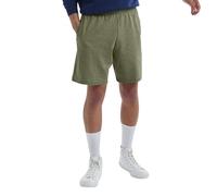 Hanes Herren Jersey Cotton with Pocket Shorts, Camo Green Heather, XL