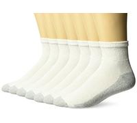 Hanes Herren Knöchelsocken 7er-Pack (inklusive 1 gratis Bonus-Paar), Weiß, 37.5-46 EU