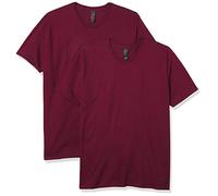 Hanes Herren T-Shirt Nano Premium Cotton, 2er-Pack, kastanienbraun, XXL
