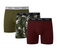 Hanes Herren Originals Boxershorts, Slips & Trunks, Kastanienbraun/Cargo Olive, Small
