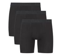 Hanes Herren Originals Boxershorts Supersoft Unterwäsche Bambus aus Viskose 3er Pack Retroshorts, Schwarz, Schwarz, Schwarz, Medium