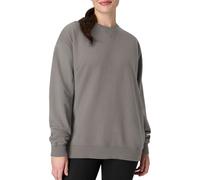 Hanes Herren Originals Fleece, Garment Dyed Pullover, Crewneck Sweatshirt, Betongrau, Large