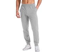 Hanes Herren Originals Jogger 100% Baumwolle Jersey Trainingshose, Leichter Stahl, Mittel