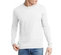 Hanes Langarm-T-Shirt Originals Herren leichtes Tri-Blend-Jersey Eco White L Tall