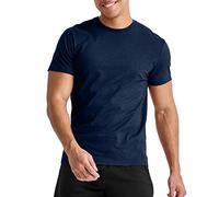 Hanes Herren Originals Lightweight, Crewneck for Men, Tri-Blend Tee, Tall Sizes T-Shirt, Navy Triblend, XL