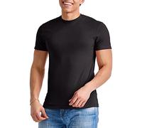 Hanes Herren Originals Lightweight, Crewneck for Men, Tri-blend Tee, Tall Sizes T-Shirt, Schwarz, Klein