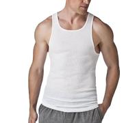 Hanes Herren Pack Feuchtigkeitsableitend Gerippte Leichte Baumwolle Tank Unterhemden 6er-Pack, Wei 6er Pack, 3X-Gro