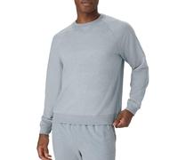 Hanes Herren Rundhalsausschnitt, Tri-Blend French Terry Sweatshirt, Concrete Pe Heather, Medium