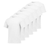 Hanes Herren T-Shirt Essentials – kurzärmelig, 6 Stück, Weiß, 3X-Groß