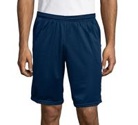 Hanes Herren Shorts mit Netztasche Kurz, Marineblau, XX-Large