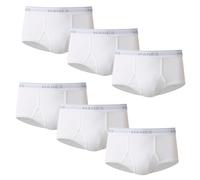 Hanes Herren-Slips aus feuchtigkeitsableitender Baumwolle, erh ltlich in wei en und schwarzen Multipacks, Wei ? 6er-Pack, Gr e L, US