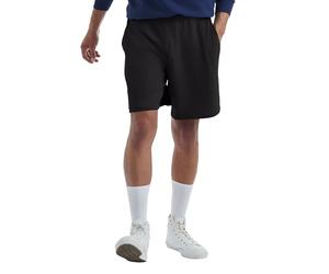 Hanes Herren-Sport-Shorts, Lieblings-Baumwolljersey-Shorts, Schlupfshorts mit Taschen, Strick-Shorts für Fitnessstudio, 19,1 cm Schrittlänge, Schwarz, XX-Large