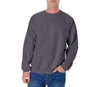 Hanes Herren-Sweatshirt aus Baumwolle, schwer, Rundhalsausschnitt, Charcoal Heather, XX-Large