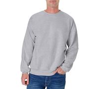 Hanes Herren-Sweatshirt aus Baumwolle, schwer, Rundhalsausschnitt, Leichter Stahl, Medium