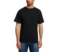 Hanes Herren T-Shirts USA Beefy-T Schlichte Ausführung, Crew - Schwarz - Schwarz - Medium (Herstellergröße: Medium)