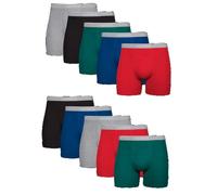 Hanes Herren-Boxershorts Cool Dri Tagless Retroshorts mit Komfort-Flex-Bund 10er Pack Sortiert M
