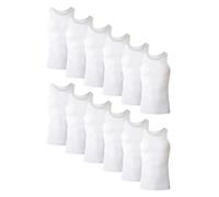 Hanes Tank Top gerippt, atmungsaktiv – Multipack Weiß/Opulenter Garten, Klein