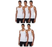 Hanes Ultimate Herren Ultimate ComfortBlend Tank with FreshIQ 5-Pack Unterwäsche, weiß, Groß (5er Pack)
