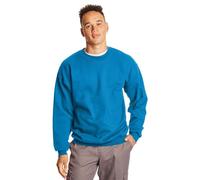 Hanes Herren Ultimate Cotton Heavyweight Crewneck Sweatshirt, Blaugr n/Ein Hauch von Paradies (Trace of Paradise), Large