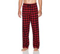 Hanes Herren Ultimate Flanellhose Pyjamahose, Schottenkaro, Rot, XX-Large
