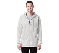 Hanes Herren Ultimate Full-Zip Hoodie, Men's Hooded Fleece Sweatshirt with Zipper Jacke, Weiss/opulenter Garten, M