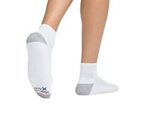 Hanes Herren X-Temp Comfort Cool Ankle 6er-Pack, weiß/grau, Einheitsgröße